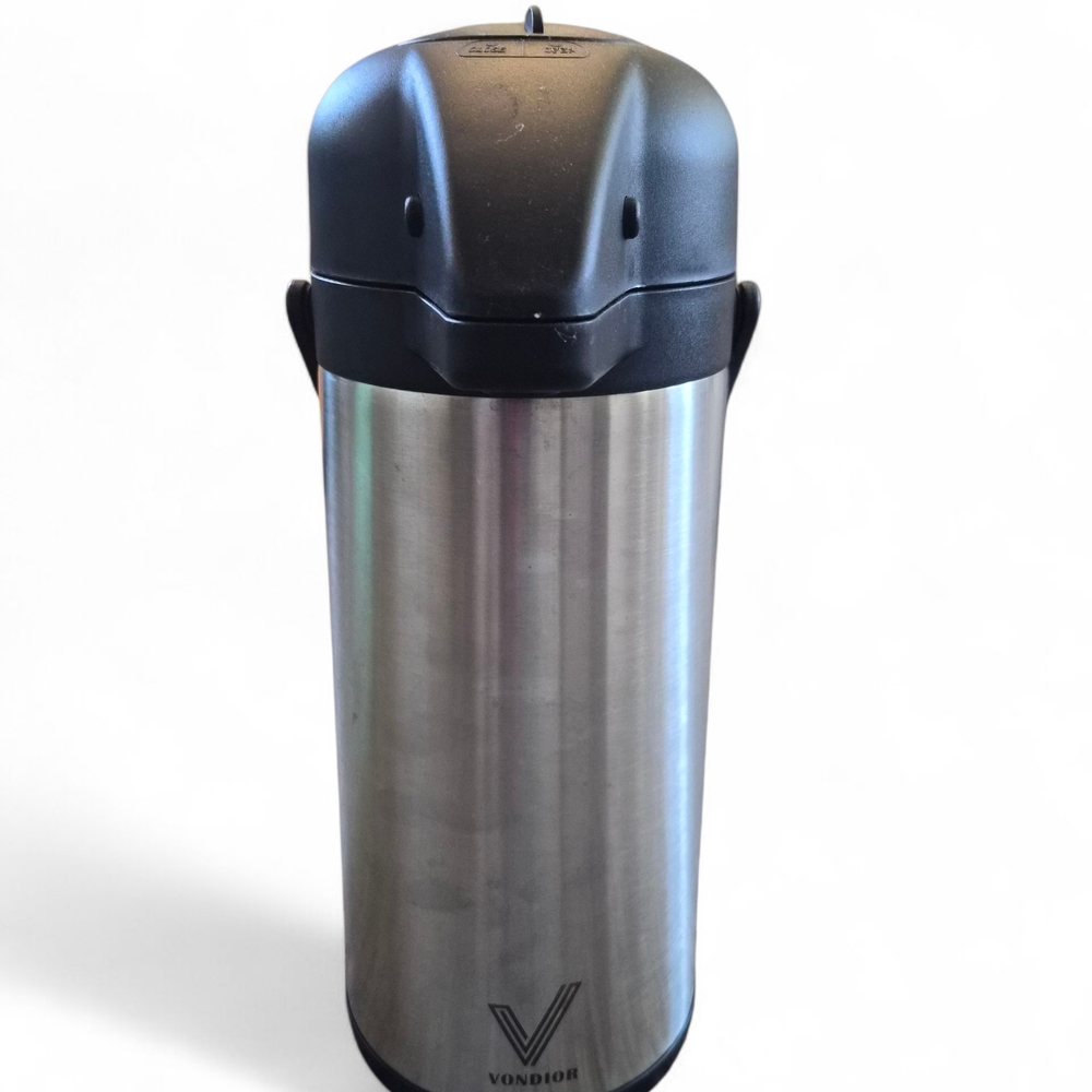 Vondior Silver Thermal Hot Beverage Urn - Insulated Air Pot for Hot  Liquid